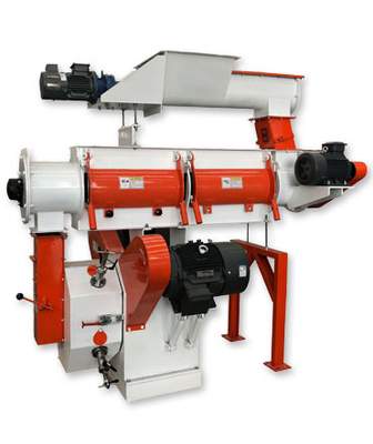 2ton/H Animal Feed Pellet Machine Production Line 10mm Carbon Steel