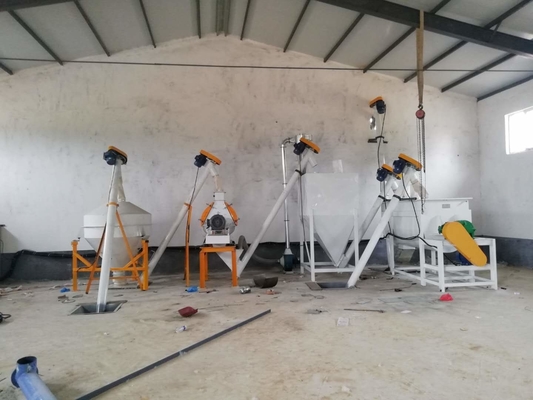 75kw Poultry Feed Production Line SGS Powder Feed Making Machine