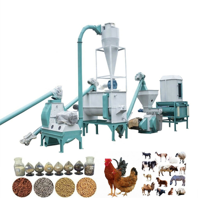 5-7t/H Auto Goat Homemade Chicken Feed Machine Stainless Steel