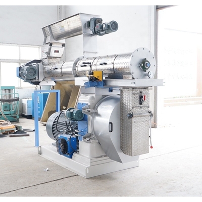 2-4TPH PLC Control Chicken Feed Production Line 2-8mm Livestock Feed Pellet Machine